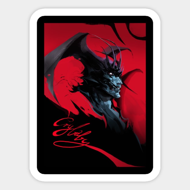 Devilman Sticker by Skiz